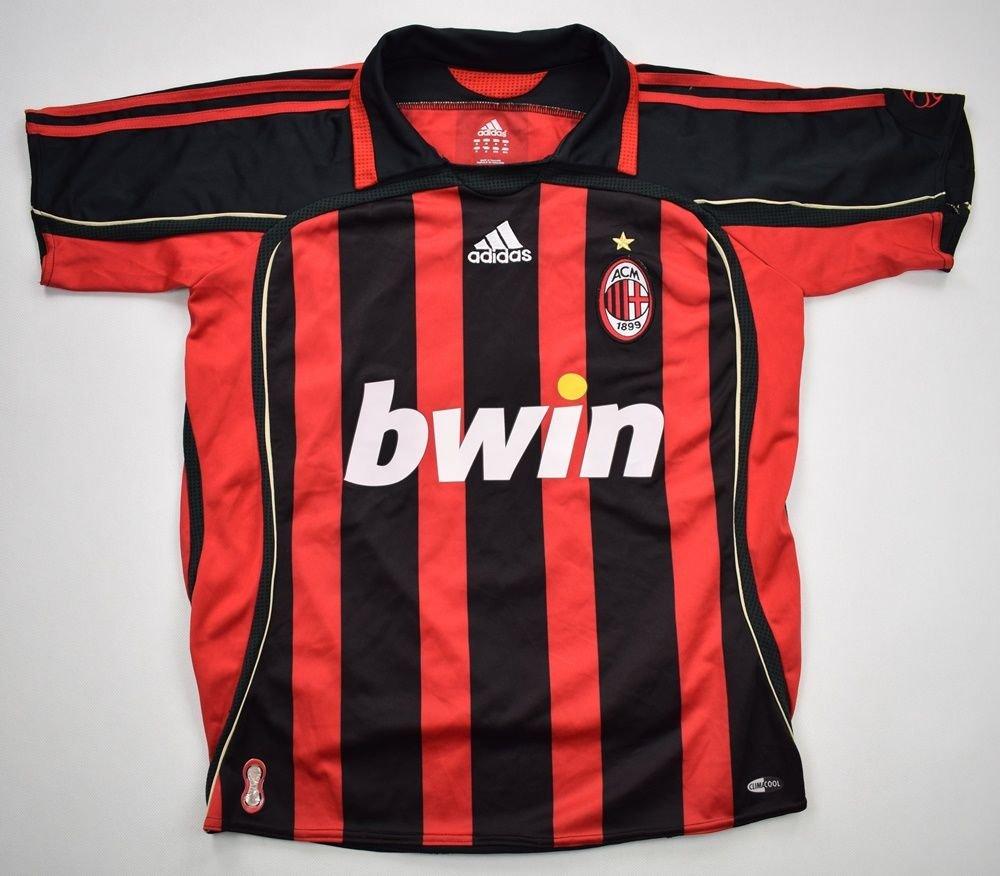Vintage AC Milan 2006-2007 Kaka Home Jersey, Retro Ac Milan Football Kaka  Jersey