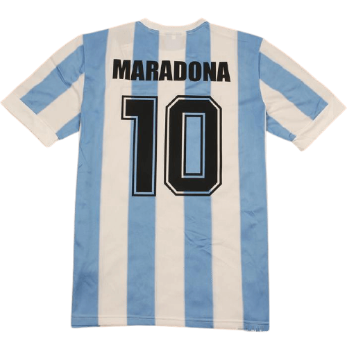 Argentina 1986 Home Retro Shirt Diego Maradona 10 Jersey World CupFan  Version