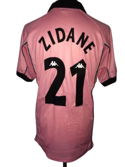 Vroegst legering diepvries Zidane Juventus Pink 'Centenary' 1997/98 Away Shirt – dreamjersey90s
