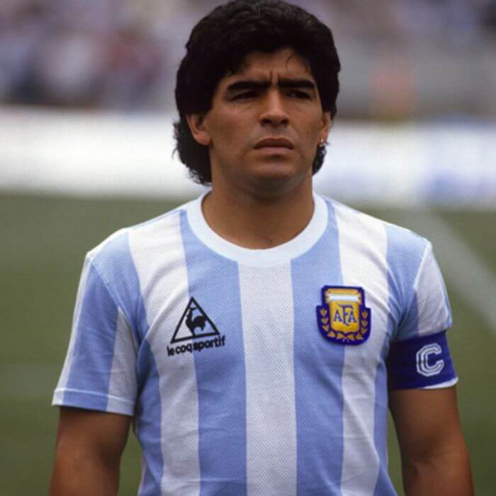 Wholesale 1986 Retro Classic Argentina Blue and White Jersey No. 10  Maradona Football Uniform Thai Version Top - China 1986 Retro Classic  Argentina Maradona Jersey and 23/24 Argentina Jersey price